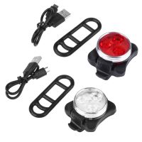 Ultra-bright Cycling Taillight Three Modes Bicycle Rear Lamp Practical Security USB Charging MTB Bike Headlight Bike Front Light