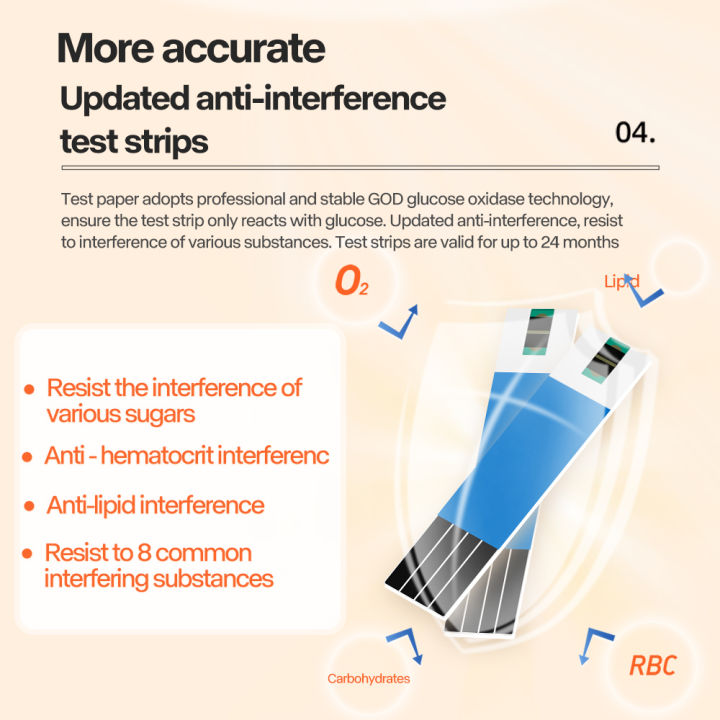 ชุดวัดน้ำตาลเลือด-a03-cofoe-yice-แถบทดสอบ25s-เครื่องวัดระดับน้ำตาลในเลือด25วินาทีเครื่องวัดระดับน้ำตาลในเลือดเครื่องวัดระดับน้ำตาลในเลือดแบบดิจิตอลทั้งชุดการทดสอบระดับน้ำตาลในเลือด