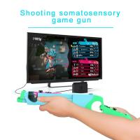 Lightweight Shooting Game Gun Move Handle For Gamers Portable Gun Shape Game Controller Stand 1 Pcs Easy To Install Removable