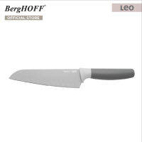 BergHOFF มีดซันโตกุสแตนเลสสตีลเคลือบ Non-Stick  รุ่น Leo ทนทาน 17 ซม. สีเทา 3950038