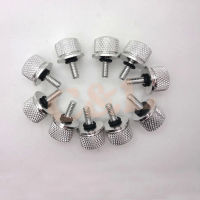 ขายส่ง10 Pcs Chrome Knurled Anodized Billet อลูมิเนียม Mount Seat Bolt สกรู Thumbscrew สำหรับ Harley Sportster Dyna