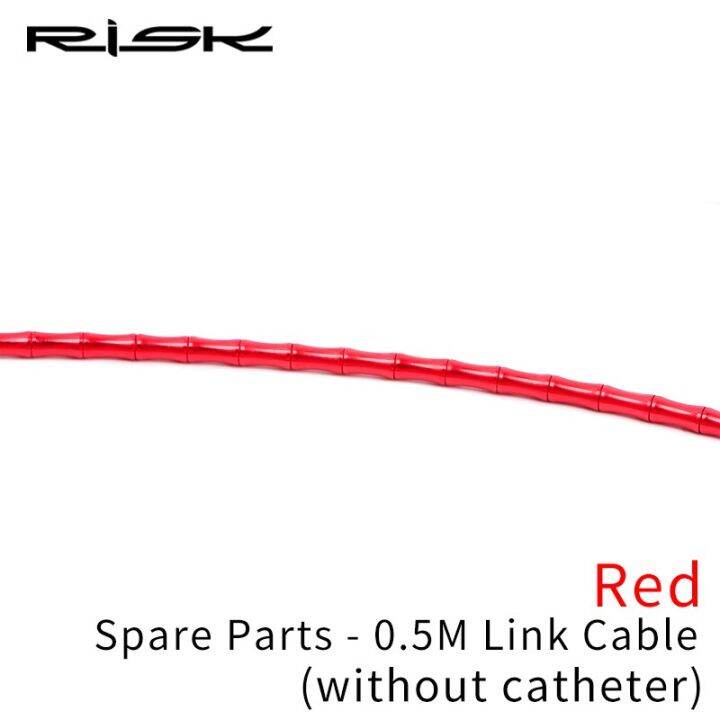 RISK Aluminum Bicycle Cable Set For MTB Road Bike Brake/Shifting Bamboo Link Cable Housing Kit