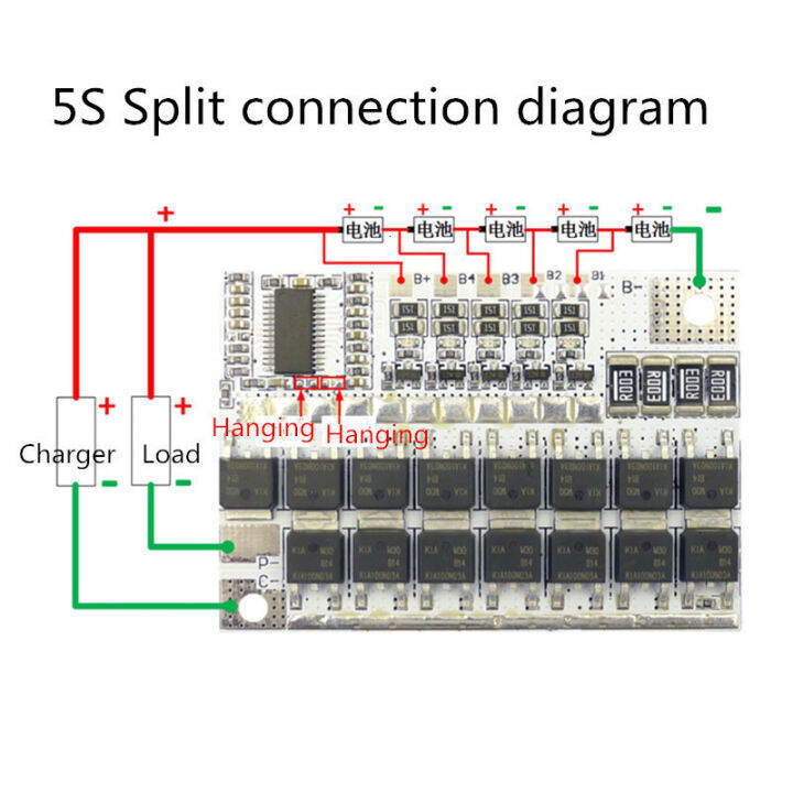 3s-4s-5s-bms-12v-16-8v-21v-100a-li-ion-lmo-ternary-แบตเตอรี่ลิเธียมป้องกันบอร์ดวงจร-lifepo4แบตเตอรี่ลิเธียมโพลิเมอร์-lifepo4