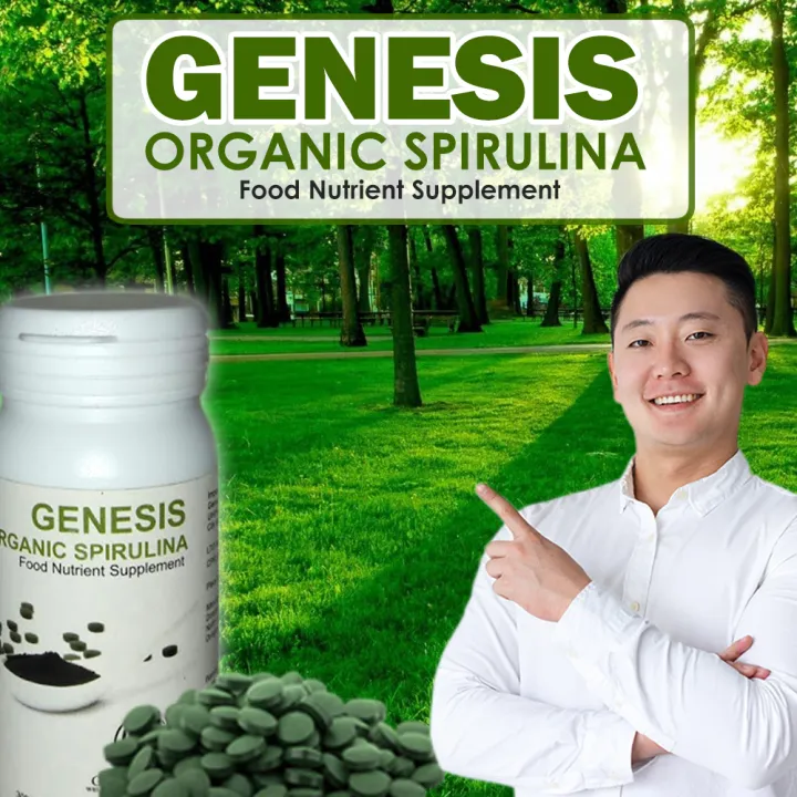 Best selling Genesis Organic Spirulina Vitamin C for Highblood presser