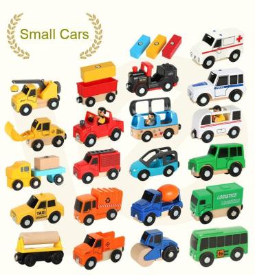 EDWONE Wood Magnetic Train Plane Wood Railway Track Car Truck Accessories Toy For Kids Fit Wood thoma s Biro Tracks Gifts
