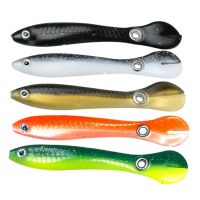 Bionic Soft Bait 10cm/6G Swing Tail Bait Luya Fish-Shaped Small Loach Bait Blast Fishing Black Bass Mandarin Fish