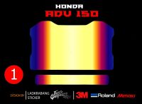 สติ๊กเกอร์พิมพ์ลาย ติดเรือนไมล์ รถ รุ่น Honda ADV 150 2020