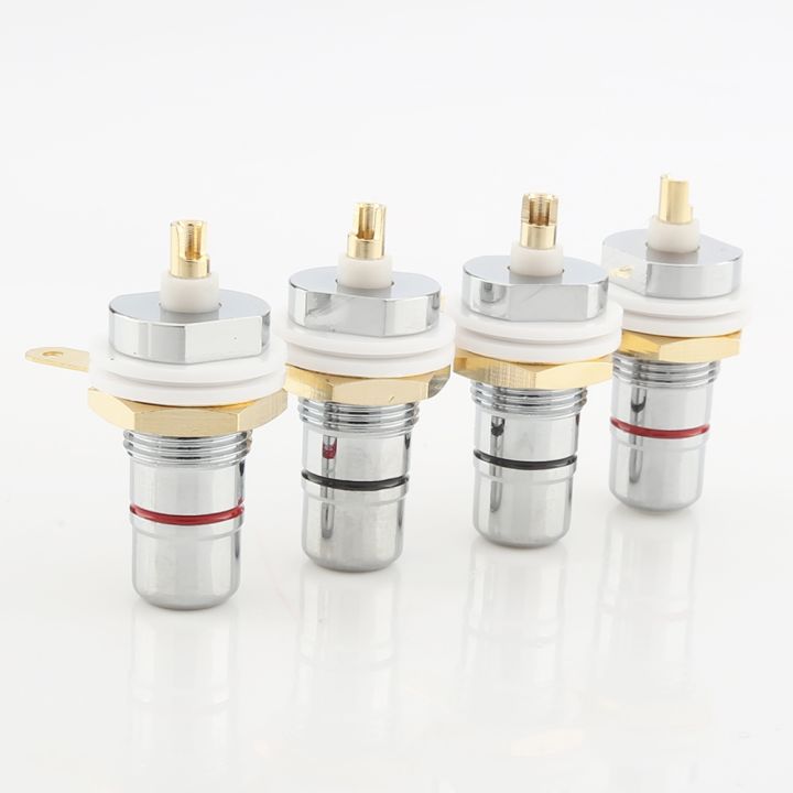 hifi-audio-4pcs-8pcs-rhodium-gold-plated-rca-socket-phono-chassis-female-hifi-amp