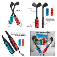 Mooroer 10 In 1 Somatosensory Sports Accessories Set:Dancing Wristband And Leg Strap, Tennis Racket, Switch Golf Club Set