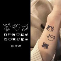 【Mars Tattoo】NEW Technology Magic, Long Lasting 2 Weeks, Semi-Permanent tattoo,Temporary Tattoo, tattoo Sticker, Fake Tattoo, Cats, X104