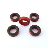 T106-2 Iron Ferrite Toroid Cores 27*14*11 mm For Inductors Iron powder Core Red Ring 10MB Low permeability Electrical Circuitry Parts