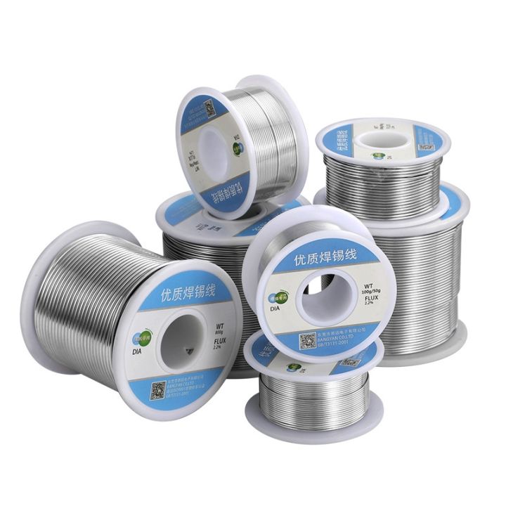 cod-factory-direct-sales-of-lead-solder-wire-rosin-core-0-8-1-0-1-2mm-high-purity-tin-100g-800g