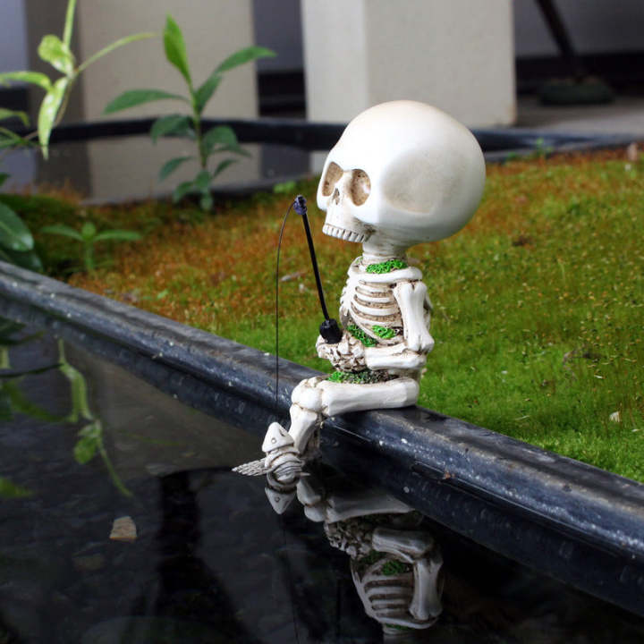 skeleton-fishing-decorative-figurines-creative-fishing-skeleton-decoration-creative-halloween-decoration-figurines-skeleton-fishing-resin-crafts-ornament-miniature-skeleton-fishing-decorations