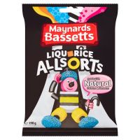 Maynards Bassetts Liquorice Allsorts Sweets Bag 165g