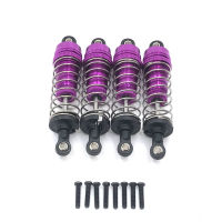 4Pcs Metal Shock Absorber Damper for Wltoys 124019 124018 144001 RC Car Spare Parts Upgrade Accessories