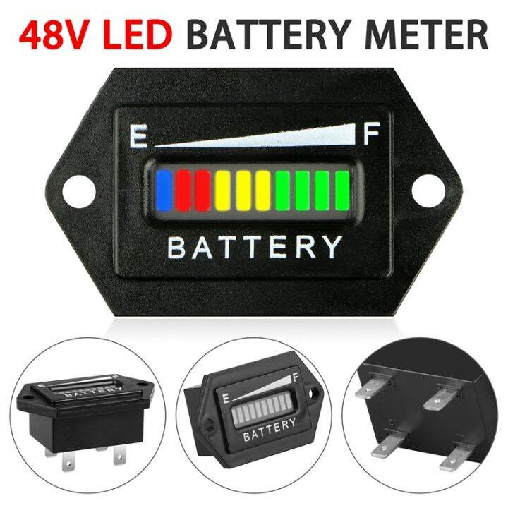 48V Volt BATTERY INDICATOR METER GAUGE for Club Car Golf Cart Lazada