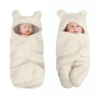 【CW】♧  Baby Sleeping Soft Blanket Swaddle Wrap Infant Newborns 0-3 Months Split-legged Swaddles Warmth