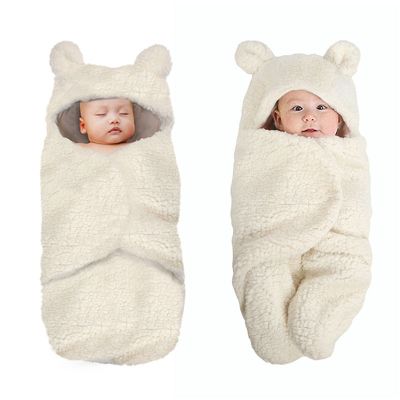 【CW】♧  Baby Sleeping Soft Blanket Swaddle Wrap Infant Newborns 0-3 Months Split-legged Swaddles Warmth
