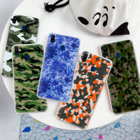 Yv225 Camouflage Fashion Pattern อ่อนนุ่ม TPU เคสโทรศัพท์ หรับ Samsung A34 M52 A04 M30S A23 M23 M53 M21 A54 M30 A40S A9 A14 A04S M33 Plus โปร่งใส ปก