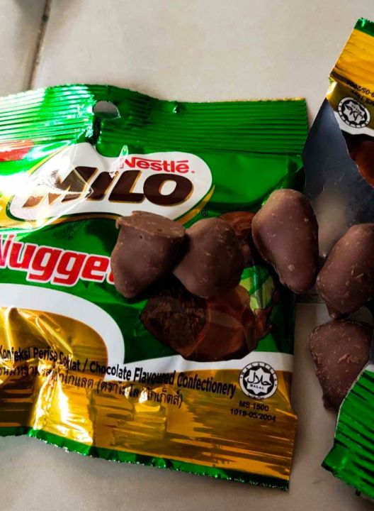 milo-nuggets-ไมโล-ช็อกโกแลตนักเก็ต-10ซอง