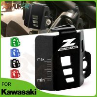 สำหรับ KAWASAKI Z800 Z 800 CNC อุปกรณ์เสริมรถจักรยานยนต์ถังน้ำมันเบรกหลังอุปกรณ์ป้องกันฝาครอบตัวป้องกันที่เก็บของเหลว2017 2018 2019