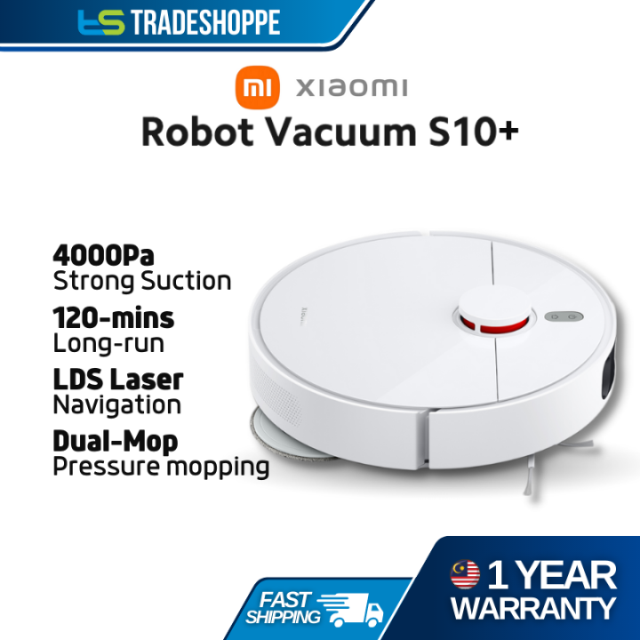 Xiaomi Mi Robot VacuumMop S10+ LDS Laser Sweep + Mop Function 4000Pa