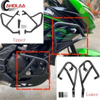 บาร์ป้องกันเครื่องยนต์มอเตอร์ไซค์สำหรับ Kawasaki Versys 650 KLE650 2015 2016 2017 2018 2019 2020 2021