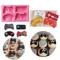 Game Controller Fondant Mold Video Gamepad Silicone Mould For Candy Chocolate Cupcake Topper Cake Decorating Tools Resin Clay Bread  Cake Cookie Acces