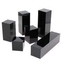 ✽◇✓ 1pcs 3cm side length 12cm/15cm/20cm height acrylic solid square organic-glass props display stand visualizer