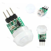 Mini IR Pyroelectric Infrared PIR Motion Human Sensor Automatic Detector Module AM312 Sensor DC 2.7 to 12V YB1TH