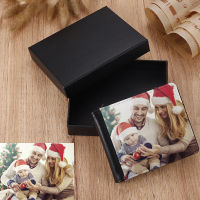 Custom New Man Wallet Custom Short Single-sided Printing Multiple Card Wallet Personalized Color Photos Wallet Christmas Gift