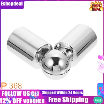 Magnetic Curtain Rod Window Elbow Connector Corner Curtain Rod Connector  Curtain Rods Elbow Connector Universal Corner Hinge Stainless Steel