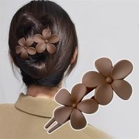 【YF】☑  2023 New Hair Accessories Frosted Clip Barrettes Large Hairpins Duckbill Headwear