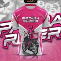 (ALL IN STOCK XZX)    2023 Riders Jersey, Baju FoodPanda (Power Rangers) 3D Short Sleeve Tee Full Sublimation T-Shirt 02   (FREE NAME PERSONALIZED)