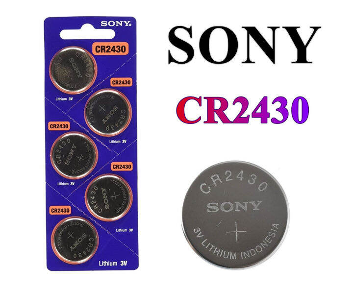 【Ready Stock】CR2430 3V Lithium Coin watch Key Fobs Battery Batteries