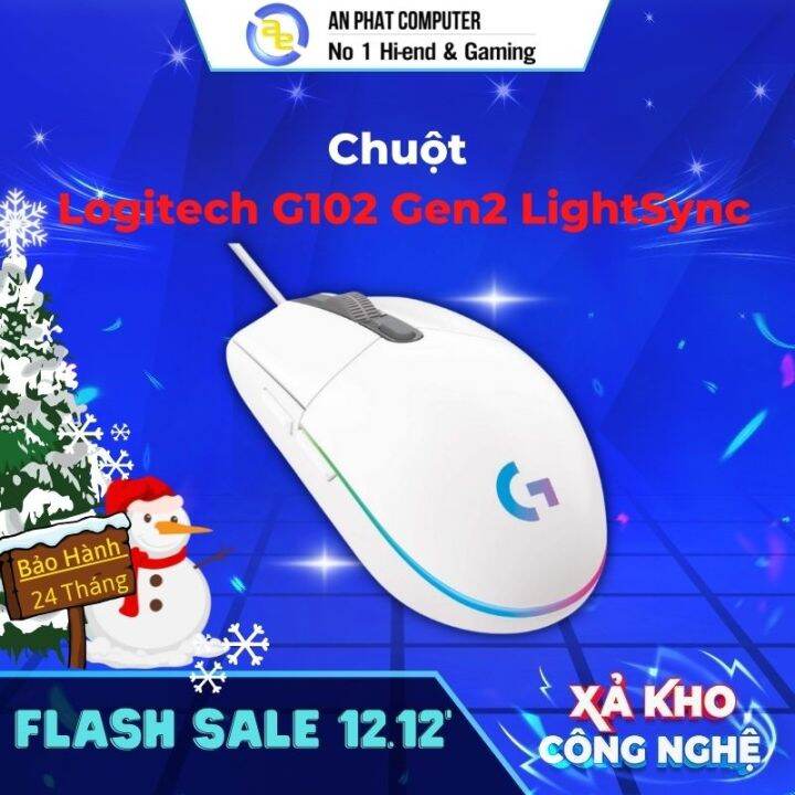 Chuột Game Logitech G102 G203 Lightsync Led Rgb Chính Hãng Bh 24 Tháng Lazada Vn