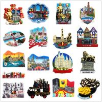 【YF】☋  Europe Belgium Flavour Fridge Magnets Tourism Souvenir Refrigerator Magnetic Sticker Decoration Collection