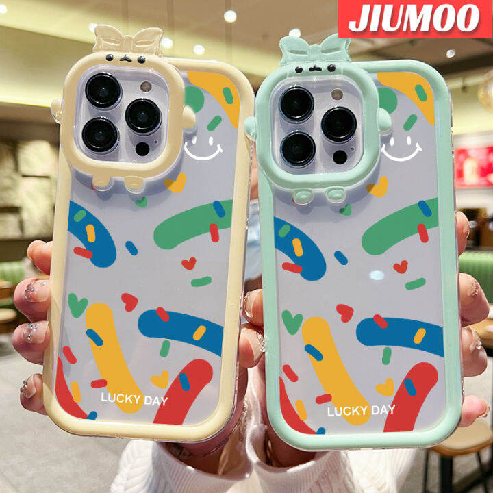 jiumoo-เคส-a04s-ปลอกสำหรับ-samsung-5g-ลายการ์ตูนแฟชั่นสีสันสดใส-a13กราฟฟิตี้เคสโทรศัพท์โปร่งใสป้องกันเลนส์กล้องมอนสเตอร์ตัวน้อยน่ารักเคสซิลิโคนนิ่มกันกระแทก