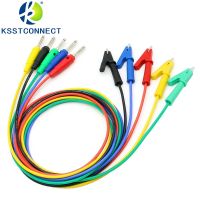 สายซิลิโคน16AWG สำหรับชาย-คลิปจระเข้จระเข้ปลั๊กกล้วยที่วางซ้อนได้4มม. มีความยืดหยุ่นสูง TL2551สายสายไฟตะกั่ว