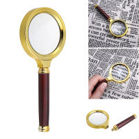 BOKALI 1PC Handheld 15X Magnifier  60mm Magnifying Glass Loupe Reading Jewelry Aid Big Large