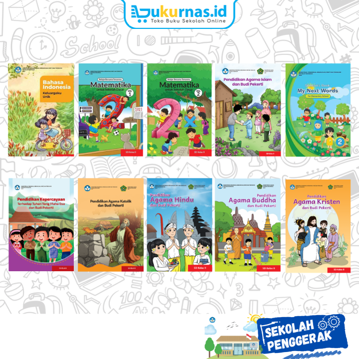 Buku Siswa SD/MI Kelas 2 Kurikulum Merdeka - Kemdikbud | Lazada Indonesia