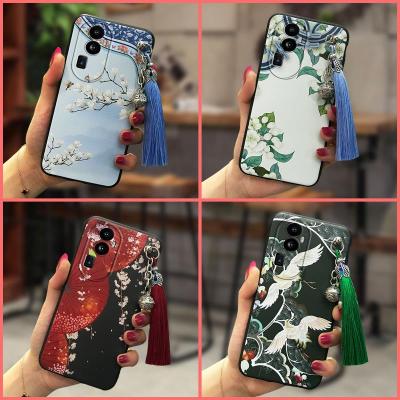 protective Dirt-resistant Phone Case For OPPO Reno10 Pro Plus tassel Anti-knock armor case Lanyard Shockproof cute New