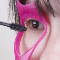 ❒✙ 3-in-1 Mascara Protection Curl Lashes Curl and Comb Lashes Apply Mascara Baffle Apply Eyelash Assist Makeup and Eyelash Tools