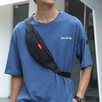 Trendy Hot selling Men Nylon Crossbody sling bag Male Sling bag Small Korean Korea Style 2 zip