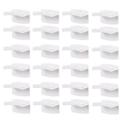 24 Pack Adhesive Hat Hooks for Wall Mount No Drilling,Minimalist Hat Rack Design Rust Proof Self Adhesive Hooks