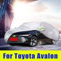 ที่บังแดดกลางแจ้งผ้าคลุมรถเต็มรูปแบบกันน้ำกันฝุ่นหิมะสำหรับ Toyota Avalon 2019 2021