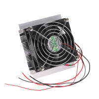 DIY Thermoelectric Peltier Refrigeration Cooling System Kit Semiconductor Cooler Conduction Module + Radiator + Cooling Fan Electrical Circuitry Parts