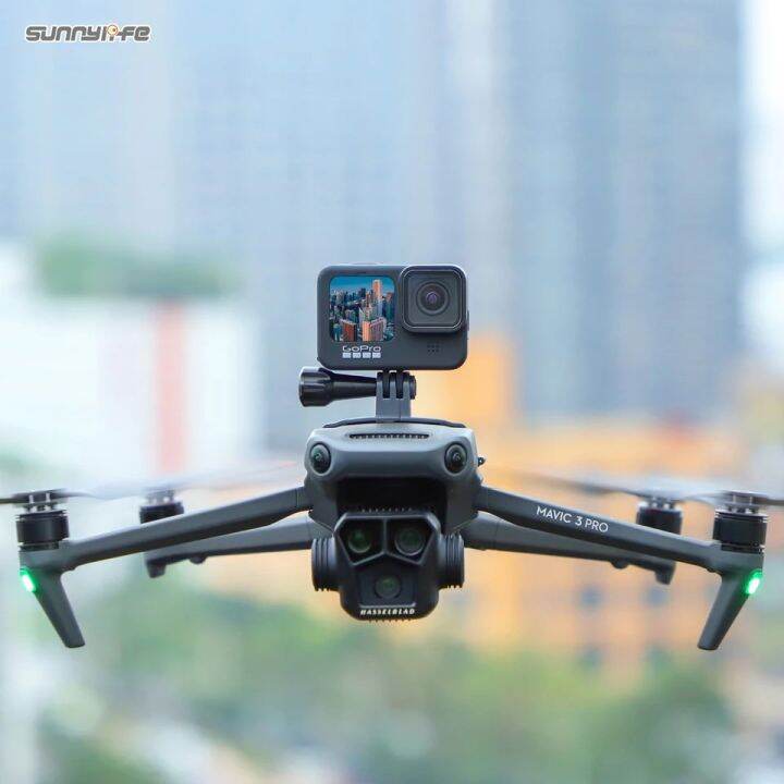 sunnylife-mavic-3-3-pro-classic-sports-camera-holder-drone-light-bracket-for-mavic-3-pro-classic-for-insta360-x3-osmo-action-3-action-2-gopro-11