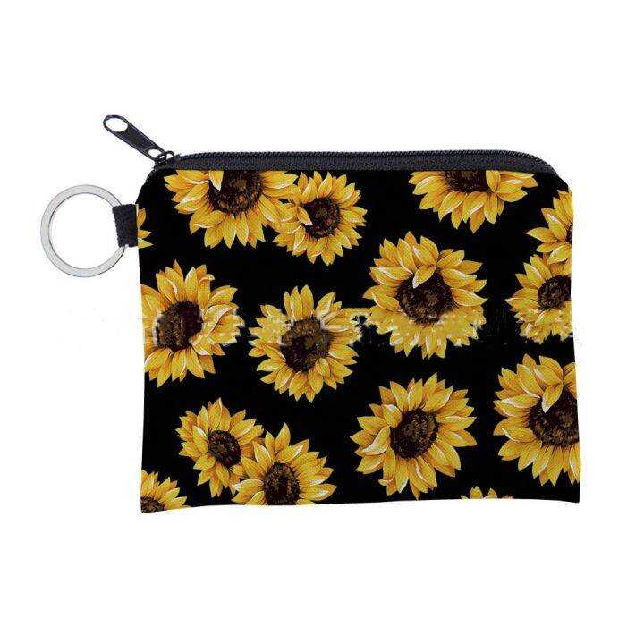 yes-81-sunflower-printed-change-ladies-bag-waterproof-storage-bag-portable-coin-earphone-case-key-case