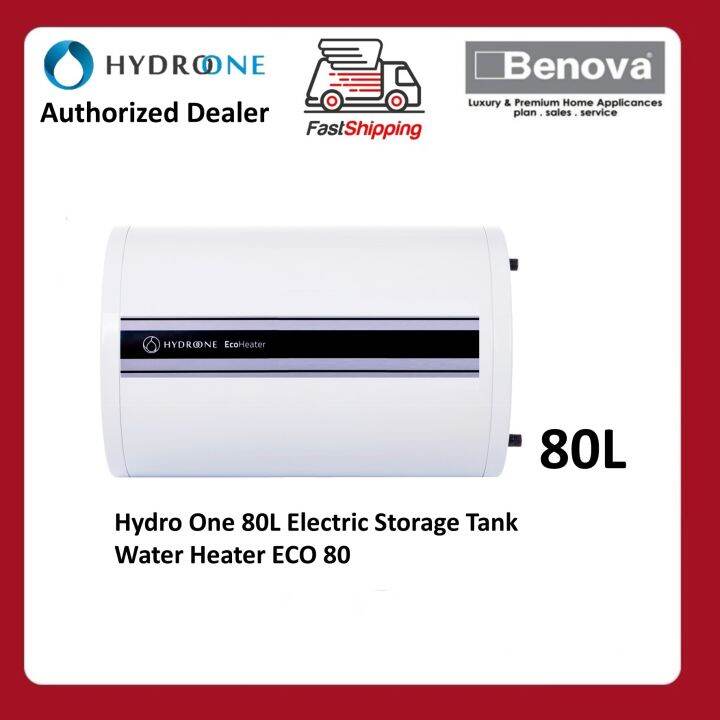 [Fast Ship] Hydro One 80L Electric Storage Tank Water Heater ECO 80